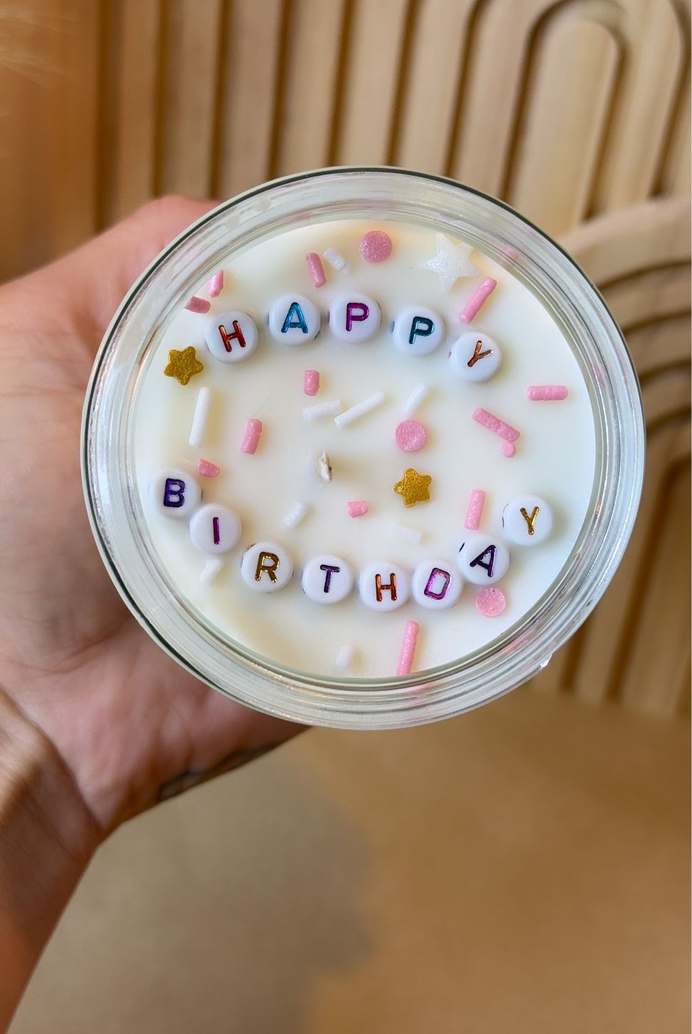 Birthday Sprinkle Candle